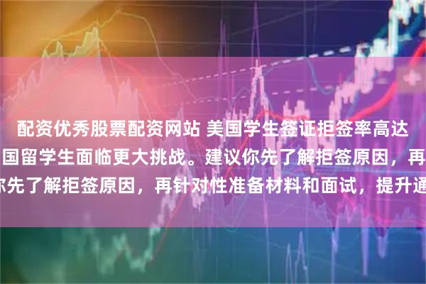配资优秀股票配资网站 美国学生签证拒签率高达36%，创历史新高；中国留学生面临更大挑战。建议你先了解拒签原因，再针对性准备材料和面试，提升通过率。